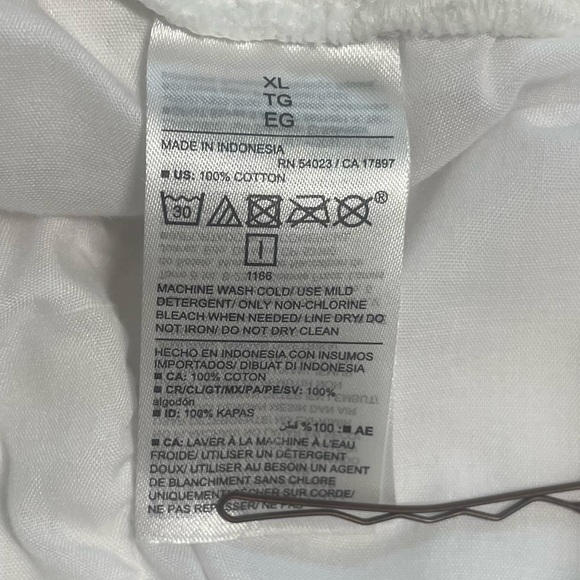 Cotton Gauze Maternity Pants - White - Super Comfortable - Old Navy - Size XL - Picture 5 of 5